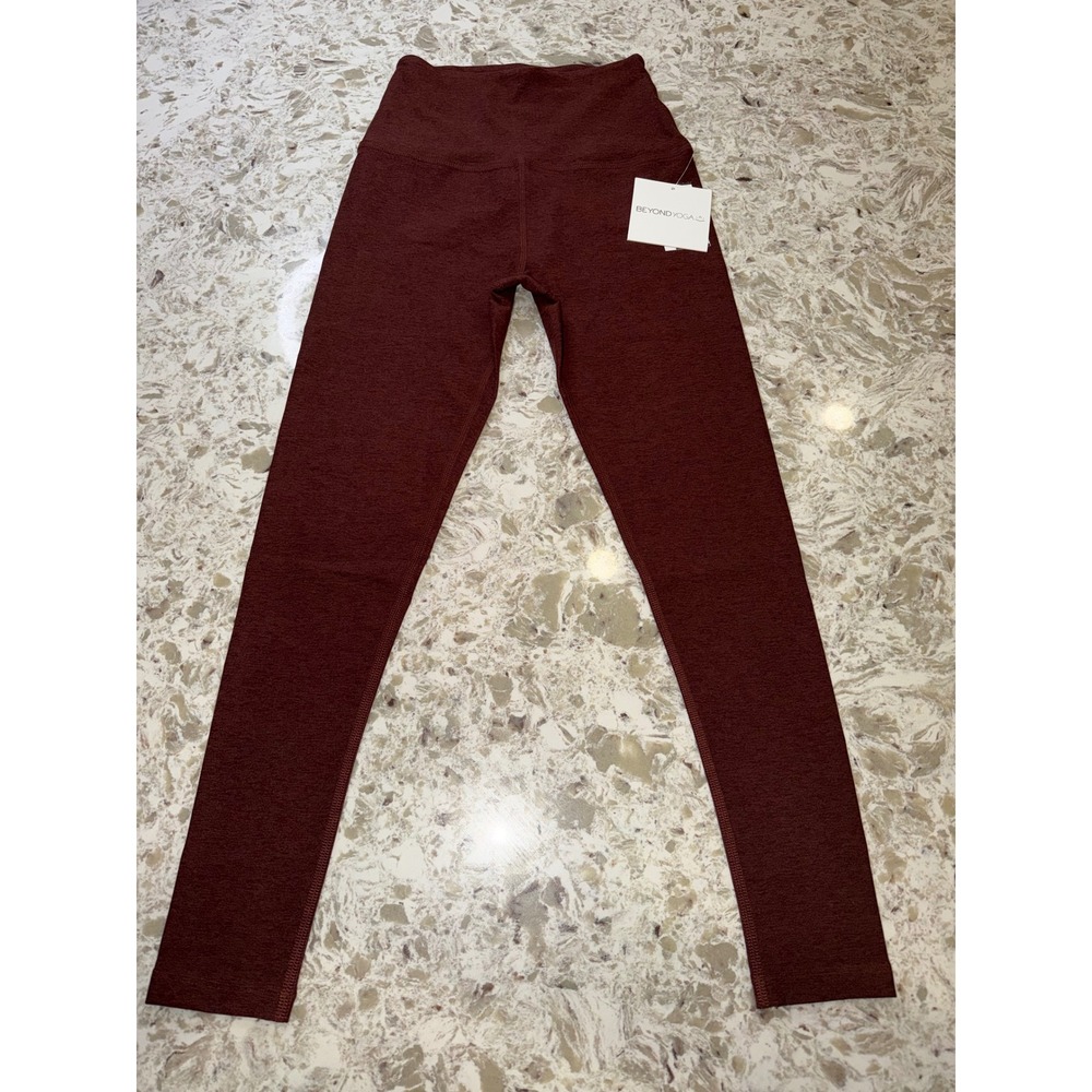 Beyond Yoga Spacedye High Waisted Midi Leggings heather brown size S